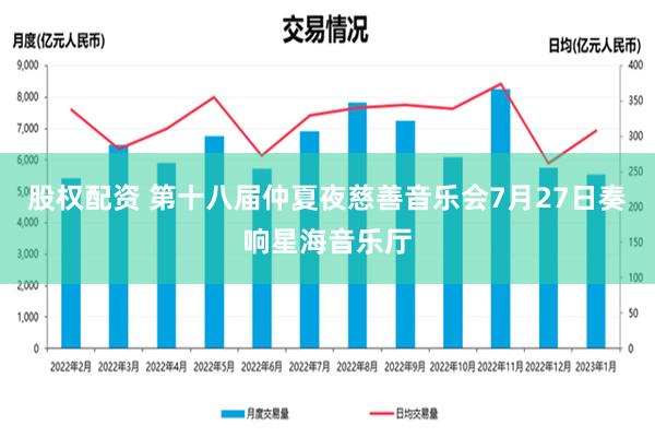 股权配资 第十八届仲夏夜慈善音乐会7月27日奏响星海音乐厅