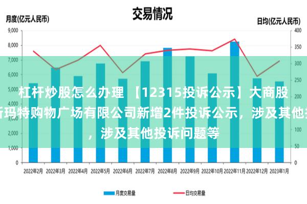 杠杆炒股怎么办理 【12315投诉公示】大商股份牡丹江新玛特购物广场有限公司新增2件投诉公示，涉及其他投诉问题等