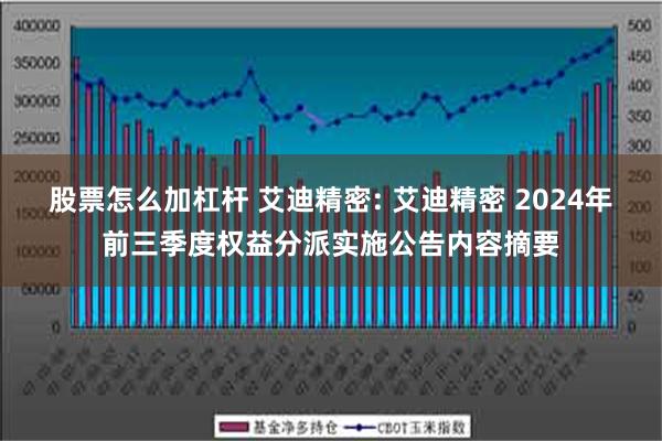 股票怎么加杠杆 艾迪精密: 艾迪精密 2024年前三季度权益分派实施公告内容摘要